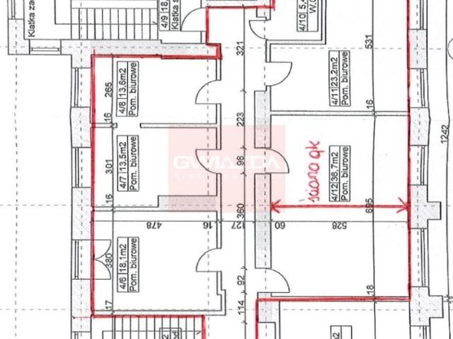 Biuro 129 m² w centrum Warszawy, klimatyzacja polecam!