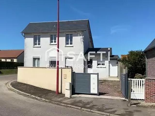 Biville sur Mer 76630 Achat / Vente maison 5 pièces t5 parking
