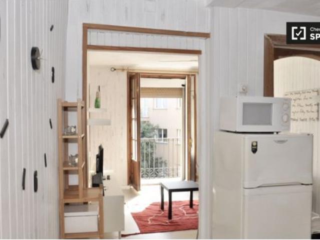 Bonito apartamento de 1 dormitorio en alquiler en El Raval