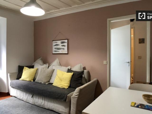 Bonito apartamento de 1 quarto para alugar em Misericórdia, Lisboa