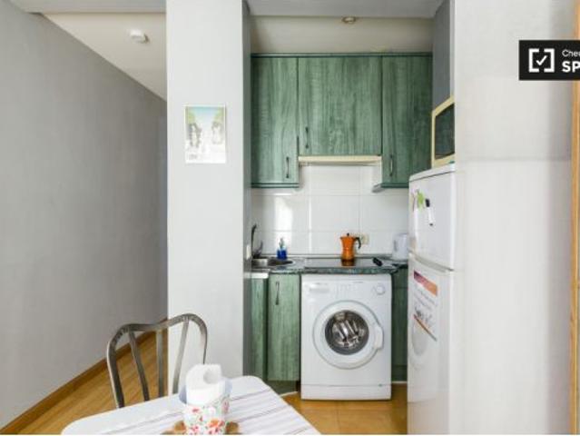 Bonito estudio con balcón en alquiler cerca del metro en Lavapiés
