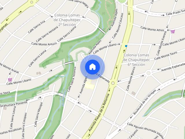 Bonita y amplia Residencia de un piso en renta en Lomas de Chapultepec