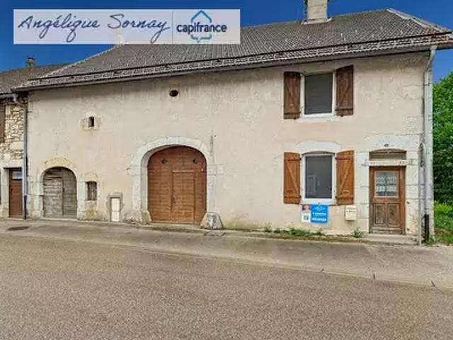 Bonlieu 39130 Achat / Vente maison 4 pièces t4 terrasse cave