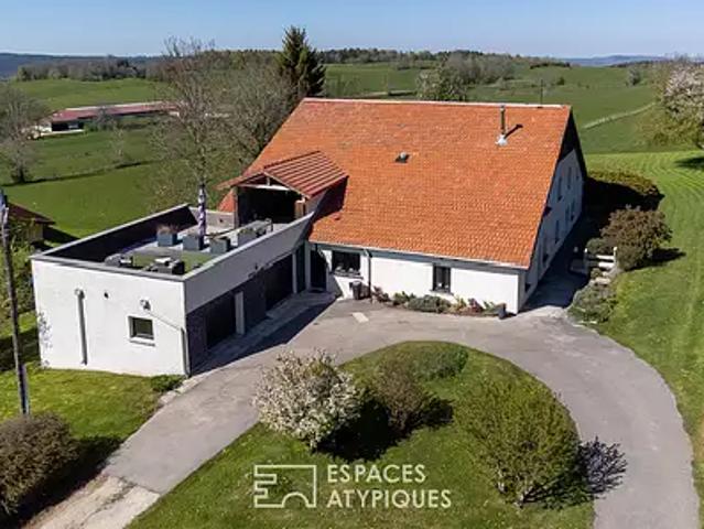 Bonnétage 25210 Achat / Vente maison 9 pièces t9 terrasse cave