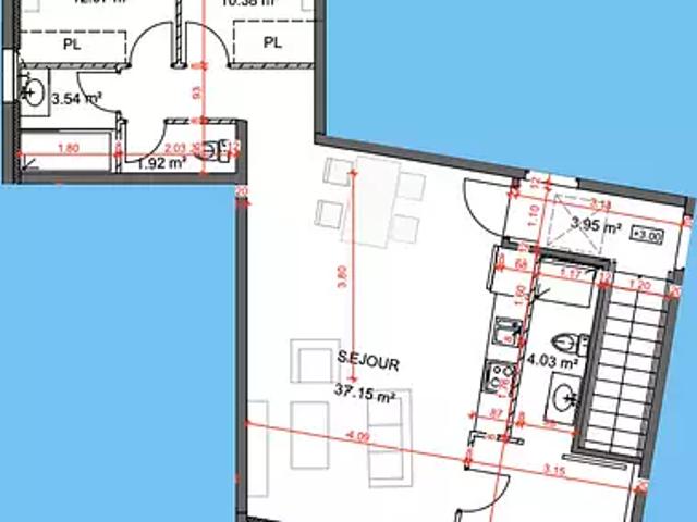 Bonnieux 84480 Achat / Vente appartement 4 pièces t4