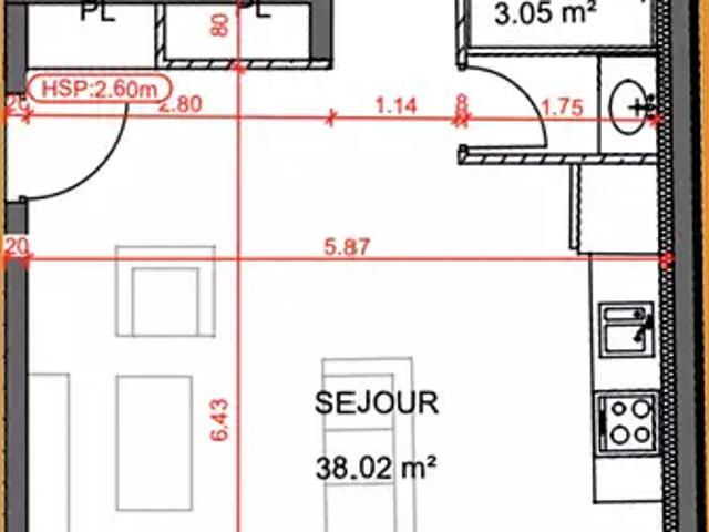 Bonnieux 84480 Achat / Vente appartement 3 pièces t3
