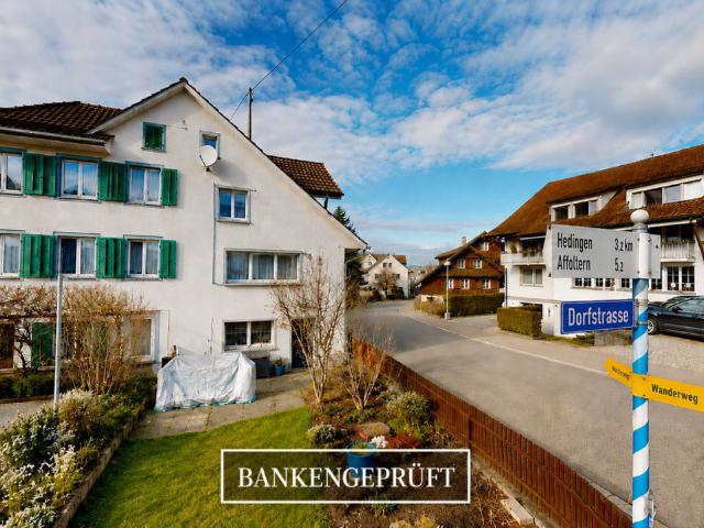 Bonstetten Charmanter Hausteil mit Atelier & attraktivem 20/80 Finanzierungsmodell