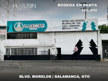 BODEGA en RENTA. Blvd. Morelos. Salamanca, Gto