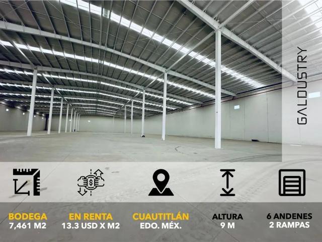 Bodega en Renta en Cuautitl?n Centro, Cuautitl?n, M?xico