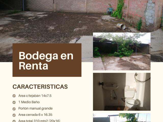 Bodega en Renta en Culiacán, Independencia, con Fácil Acceso a Servicios