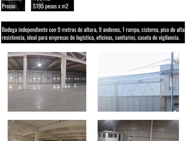 Bodega en renta en Industrial Vallejo
