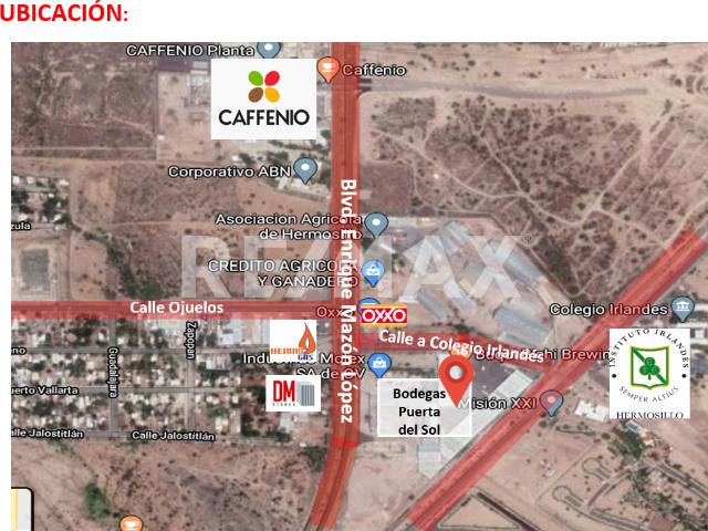 Bodega en renta en Parque Industrial Puerta del Sol al Norte de Hermosillo, Sonora