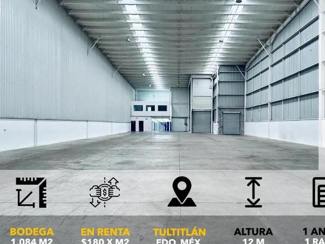Bodega en Renta en Tultitl?n de Mariano Escobedo Centro, Tultitl?n, M?xico