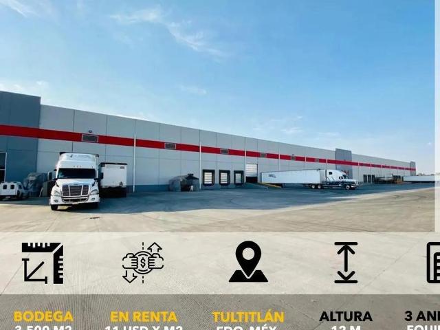 Bodega en Renta en Tultitl?n de Mariano Escobedo Centro, Tultitl?n, M?xico