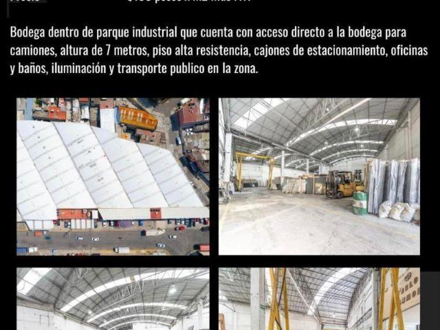 Bodega en renta en Urbina Naucalpan