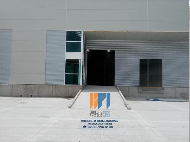 Bodega Industrial en renta desde 900 m2, ubicada en Lerma Ocoyoacac