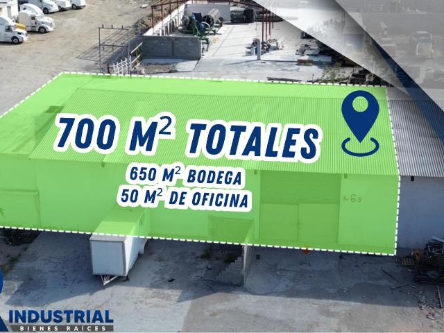 BODEGA INDUSTRIAL EN RENTA EN SANTA CATARINA