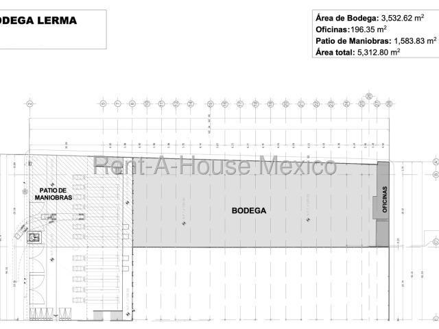 Bodega Industrial en Rnta en Zona Industrial Parque Industrial Cerrillo Lerma ZG 26 287