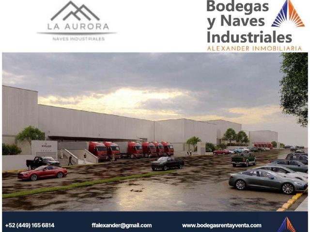 Bodega nueva en renta La Aurora en Aguascalientes