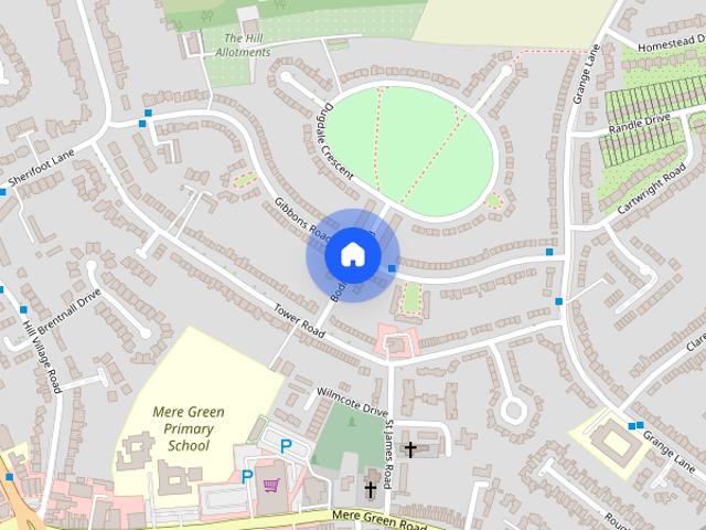 Bodington Road, Sutton Coldfield, B75