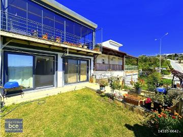 BODRUM ADABÜKÜ AKVARYUM KOYU DENİZ KENARI SİTEDE PLAJA 100 metre BAHÇELİ YENİ 4+1 DUBLEKS VİLLA