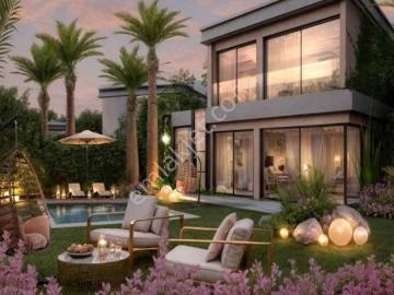 Bodrum Adabükü Havuzlu Sitede Satılık Tam Müstakil Villa