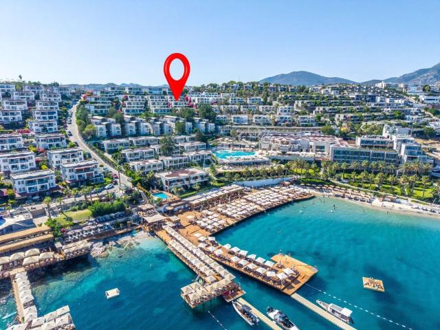 Bodrum Asarlık Frame Suıtes'te Köşe Konum Geniş Teraslı Bahçe Dubleks