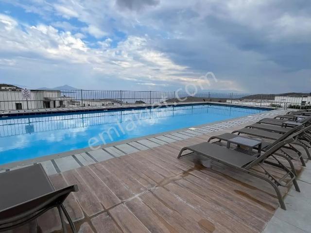 Bodrum Bağla Da Havuzlu Sitede Eşyalı Kiralık Daire