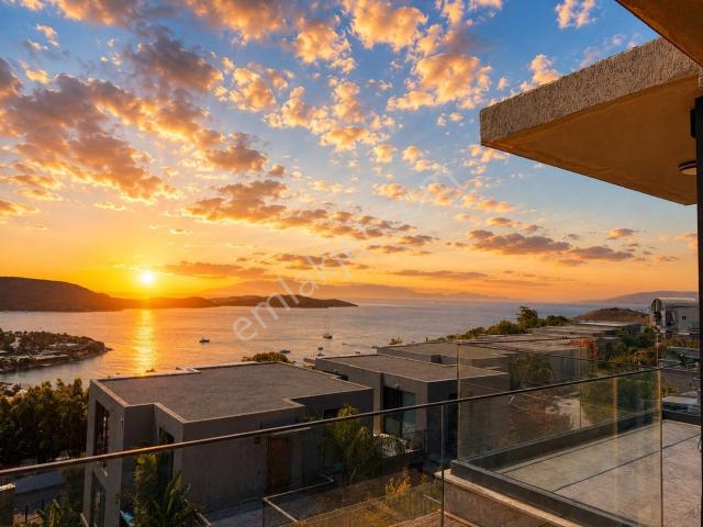 Bodrum Bitez Aktur'da Satılık Deniz Manzaralı Lüks Yeni Villa