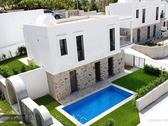 Bodrum Gümüşlük Müstakil Özel Havuzlu 3+1 Sıfır Villa Satılık