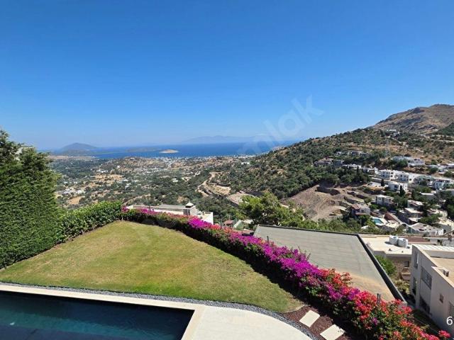 Bodrum Gürecede Deniz Manzaralı Lüks 5+2 Müstakil Havuzlu Villa