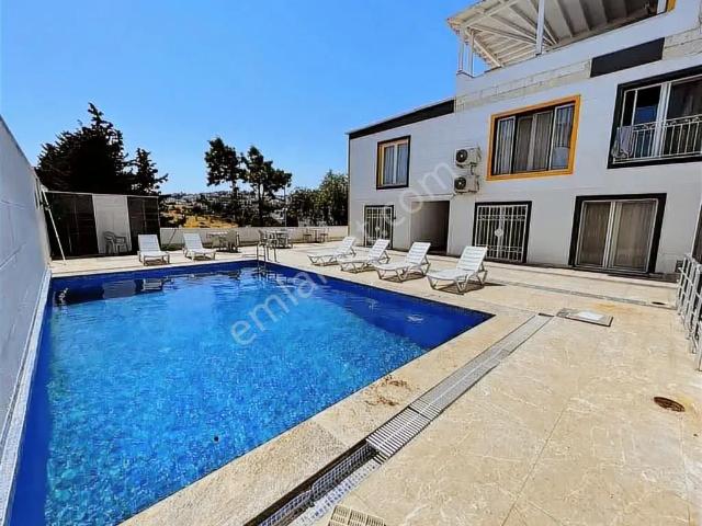 Bodrum Eskiçeşme'de Satılık Havuzlu Lüks 1+1 Daire