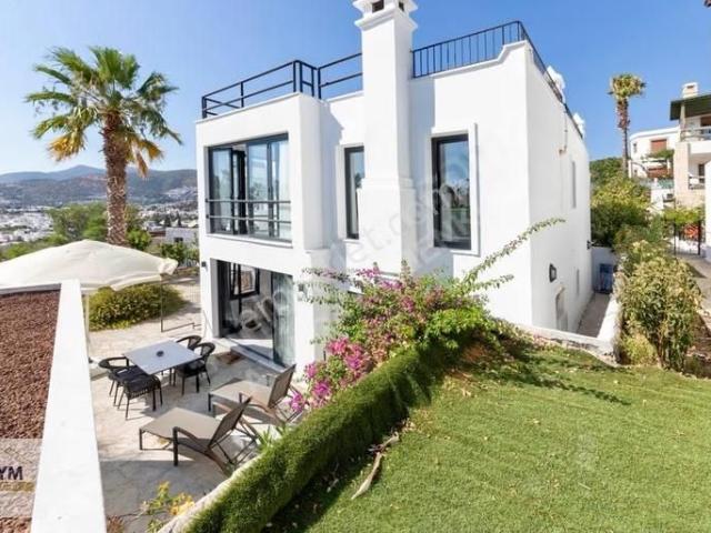 Bodrum Kumbahçe Satılık Site İçi Mustakil 4+2 Deniz Manzaralı