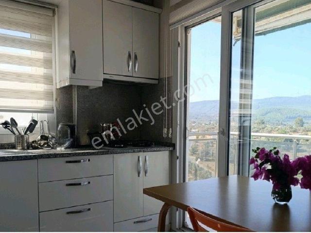 Bodrum Mumcular Muhteşem Doğa Manzara Geniş 2+1 Eşyalı Ebeveyn Banyolu Kiralık Üst Kat