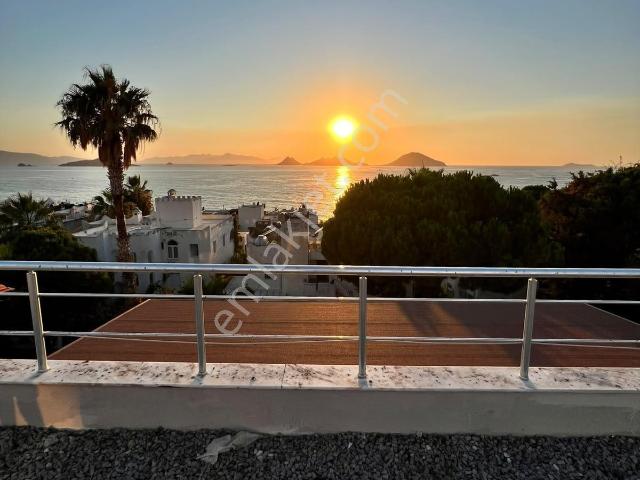 Bodrum Turgutreis Kiralık 2+1 Deniz Ve Günbatımı Manzaralı Daire