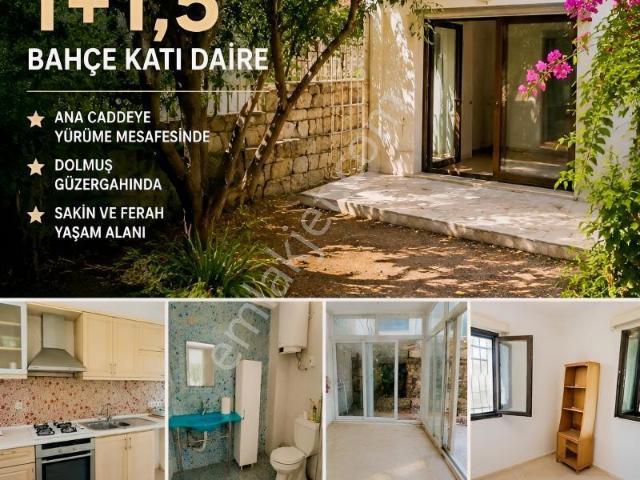Bodrum Yokuşbaşı'nda Kiralık Bahçe Katı Daire