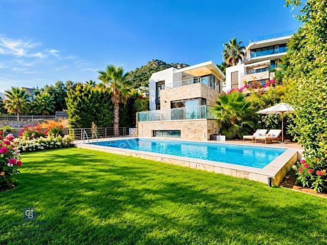 Bodrum Yalıkavak Geriş, Satılık Deniz Manzaralı Villa