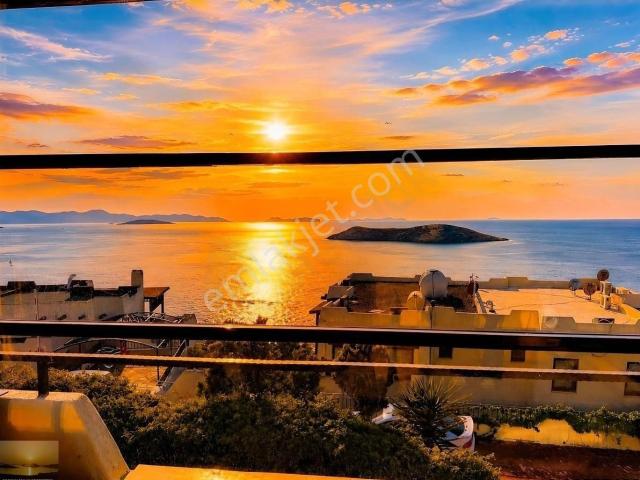 Bodrumda Satılık Villa Muhteşem Deniz Ve Günbatımı Manzaralı Ev