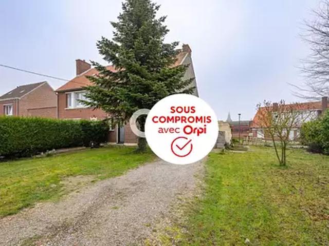 Boëseghem 59189 Achat / Vente maison 4 pièces t4 jardin cave