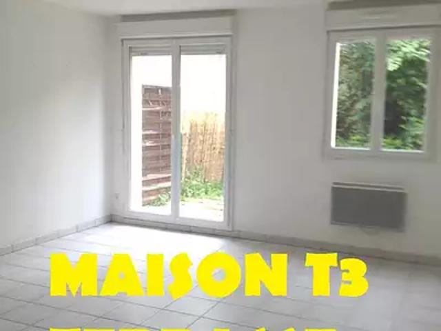 Bohain en Vermandois 02110 Location maison 3 pièces t3 parking