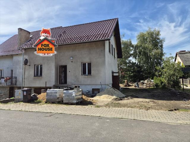 Dom bliźniak z garażem i dużym potencjałem rozbudowy