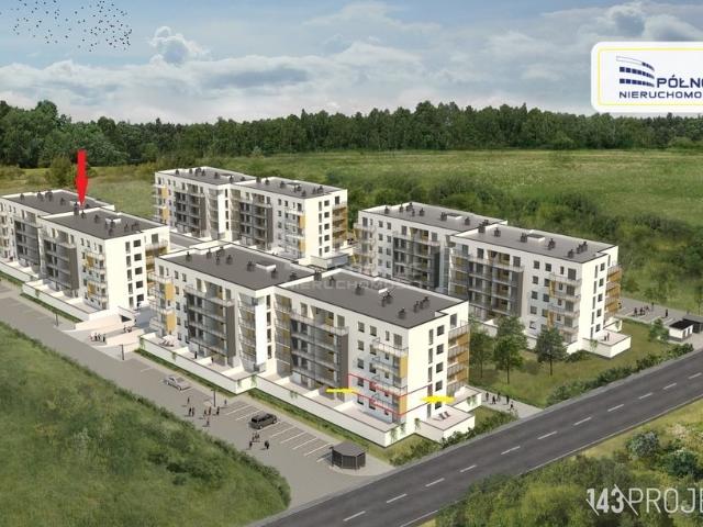 Polecam nowoczesne 2 pokojowe mieszkanie z dużym tarasem w Bolesławcu