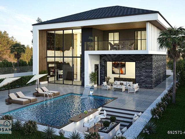 Bölgenin En Güzel Villası 350 m2, 4+1, 1077 m2 arsa içinde
