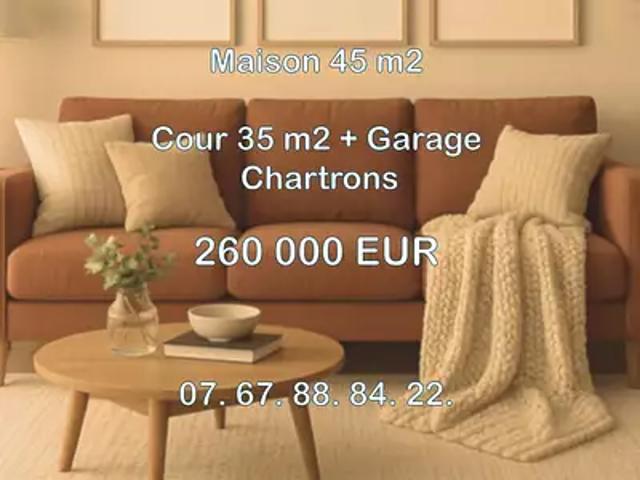 Bordeaux 33300 Achat / Vente maison 1 pièce t1 parking