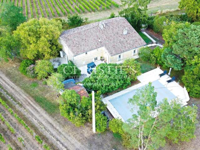 Bordeaux 35 min Entre Deux Mers Superbe demeure en pierr. 250m² Haux