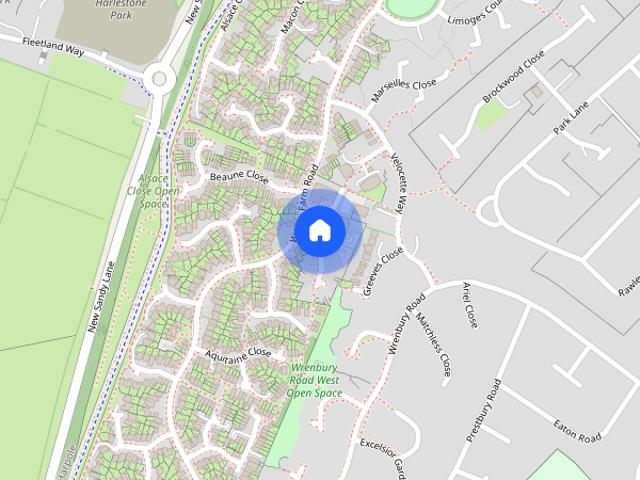 Bordeaux Close, Northampton, West Northamptonshire