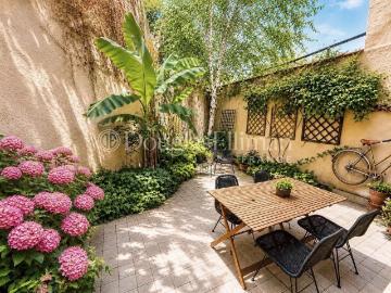 Bordeaux Jardin Public Maison pierre avec cour paysagée 160m² Bordeaux