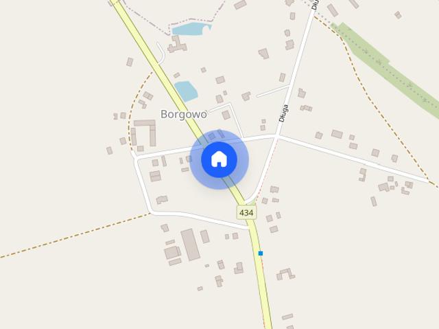 Borgowo, ok. Śremu, część domu z garażem i ogrodem, spokojna okolica
