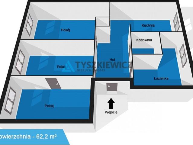 Borkowo, 56,40 m2
