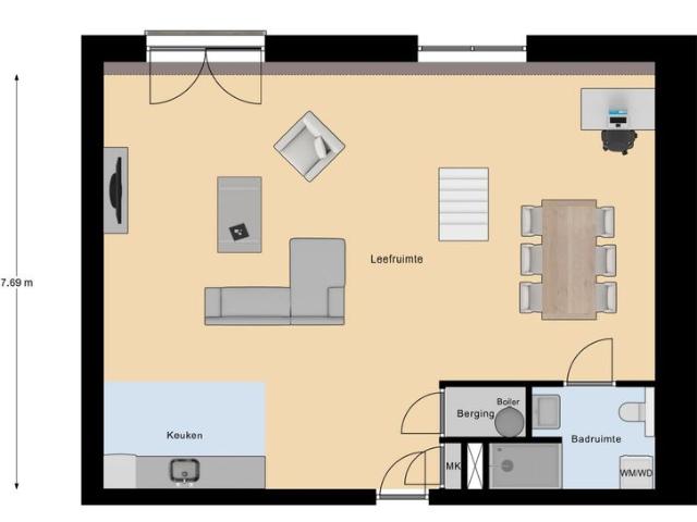 Appartement te huur: Bornsestraat 7 F 7556 BA Hengelo OV